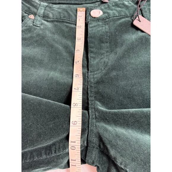 Kut From The Kloth Catherine Boyfriend Emerald Green Corduroy Jeans Sz 16 NWT - Picture 8 of 12